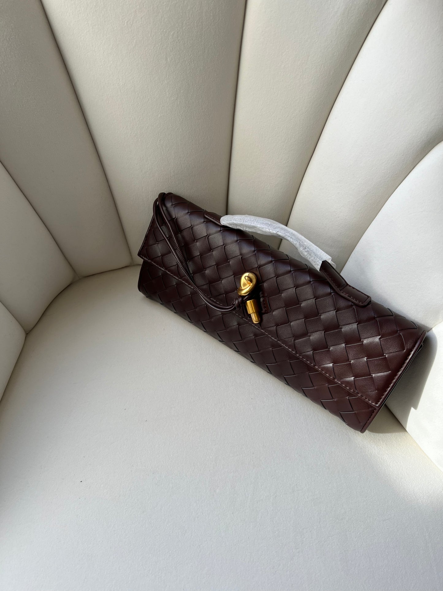 Alaia Clutch Bag coffe